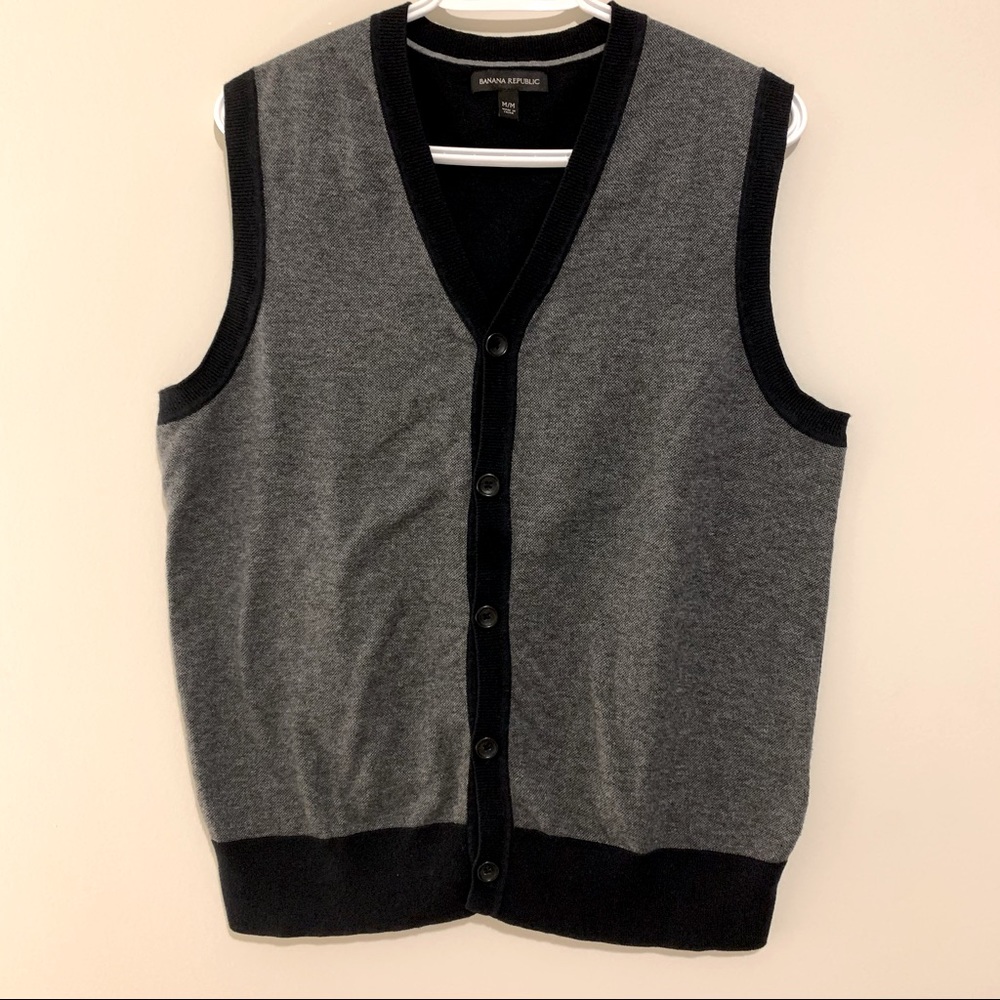 Banana Republic| Men Grey and black vest